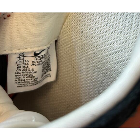 Nike Fontanka Waffle Sneaker Women's Size 6.5 Lace Up Low Top Burnt Sunrise - Picture 7 of 7